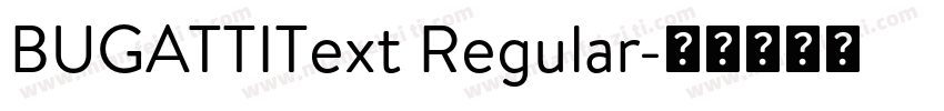 BUGATTIText Regular字体转换